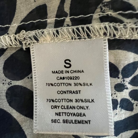 Hero and Leander Bohemian Cotton/Silk top - Picture 6 of 6